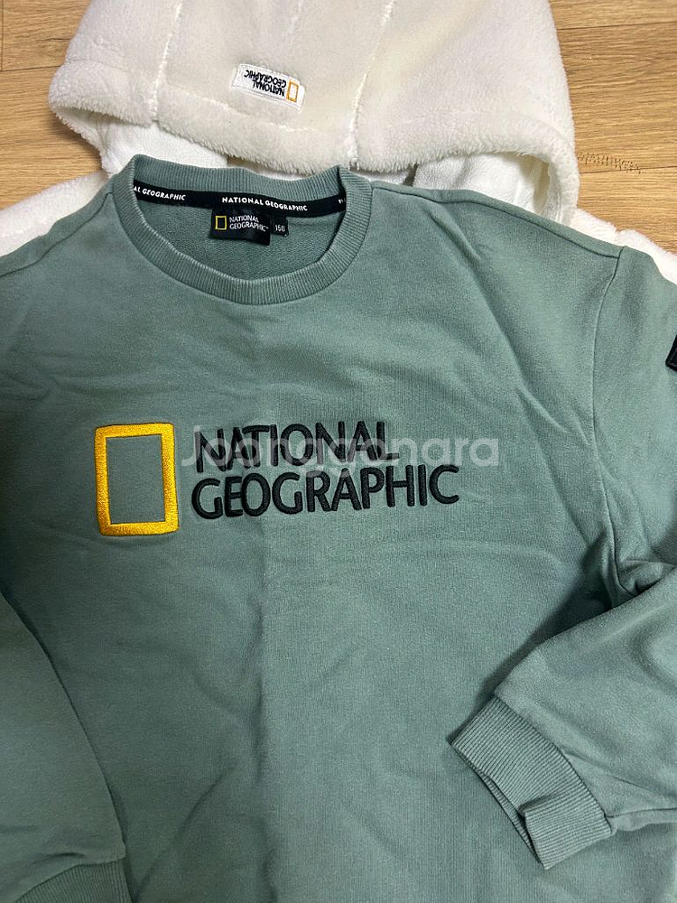 내셔널지오그래픽 후리스+맨투맨 160--6