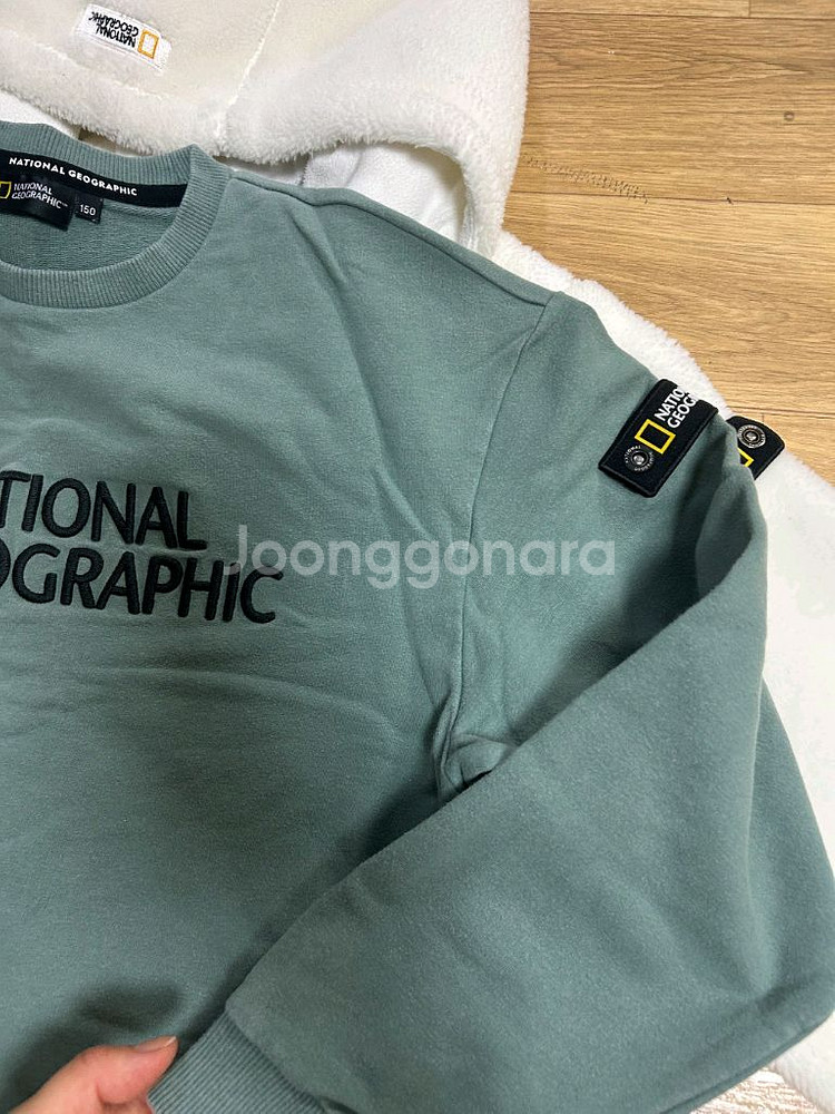 내셔널지오그래픽 후리스+맨투맨 160--7