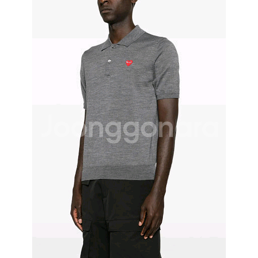 꼼데가르송 반팔 니트 XXL--0