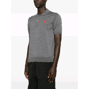 꼼데가르송 반팔 니트 XXL