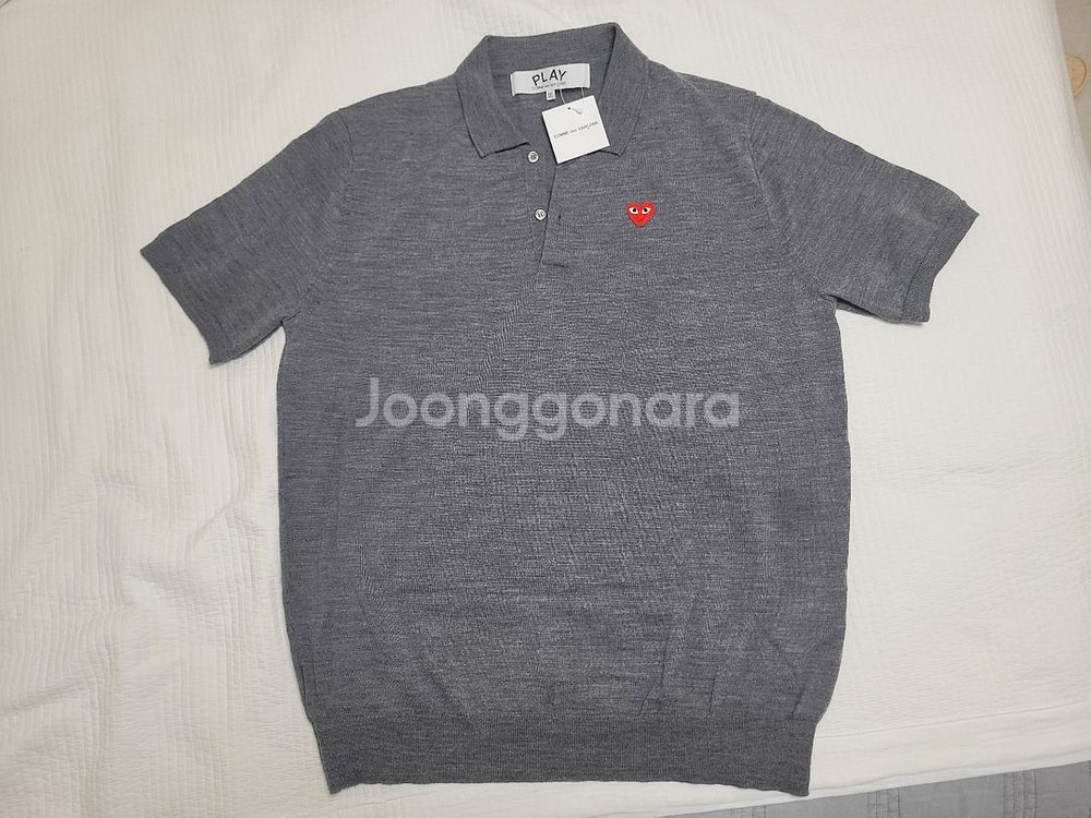 꼼데가르송 반팔 니트 XXL--1