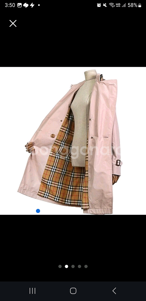 버버리 트렌치코트--1