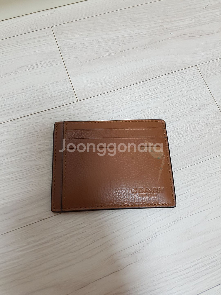 coach 코치 가죽 카드지갑--0