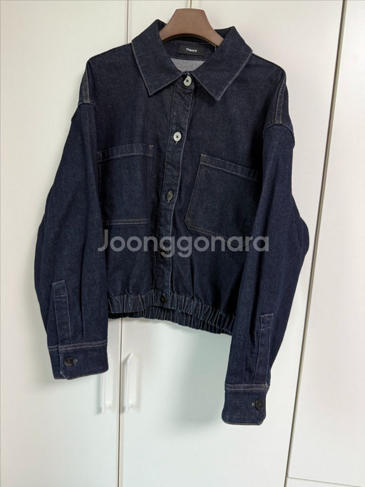 띠어리 데님 자켓--1
