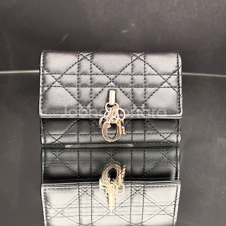 [풀구성,새상품급]디올 까나쥬 미스 마이 글리신 중지갑 S0966--5