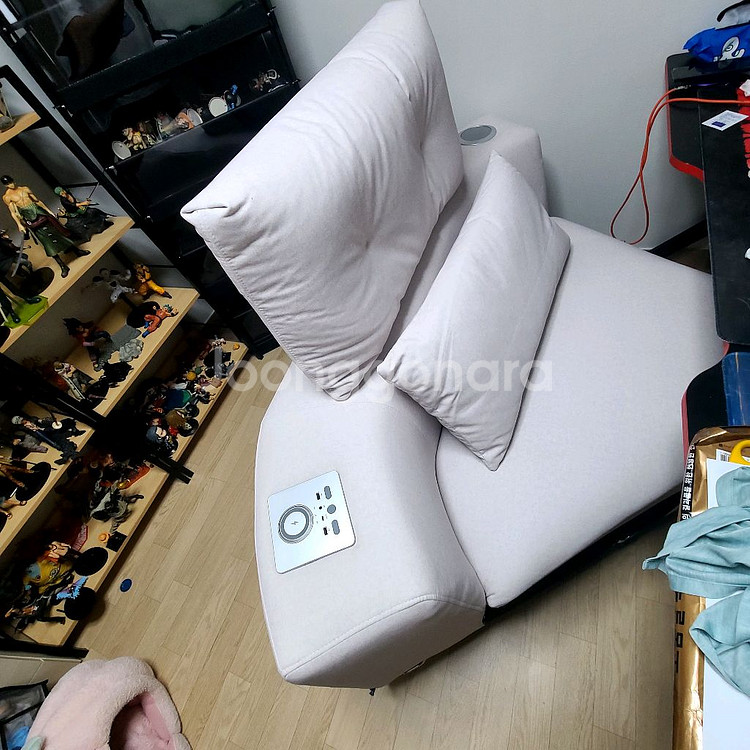 무선 충전 블루투스 스피커 1인 패브릭소파--0