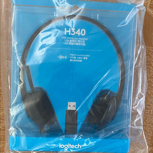로지텍 H340 USB 컴퓨터 헤드셋 새상품