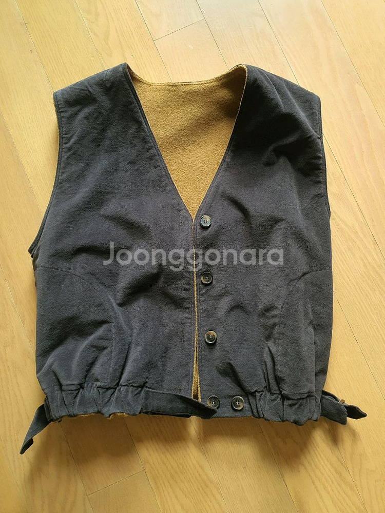 더애수 골덴양면조끼--0