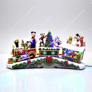 디즈니 크리스마스 기차 장식