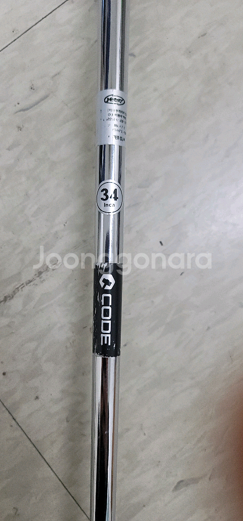 예스 코드 #07 FORGED 퍼터 34인치--2