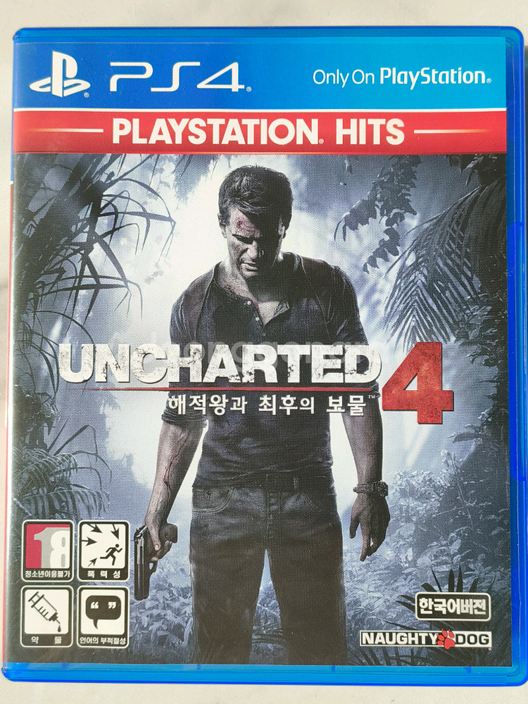 PS4 언차티드 4 해적왕과 최후의 보물 정발판--0