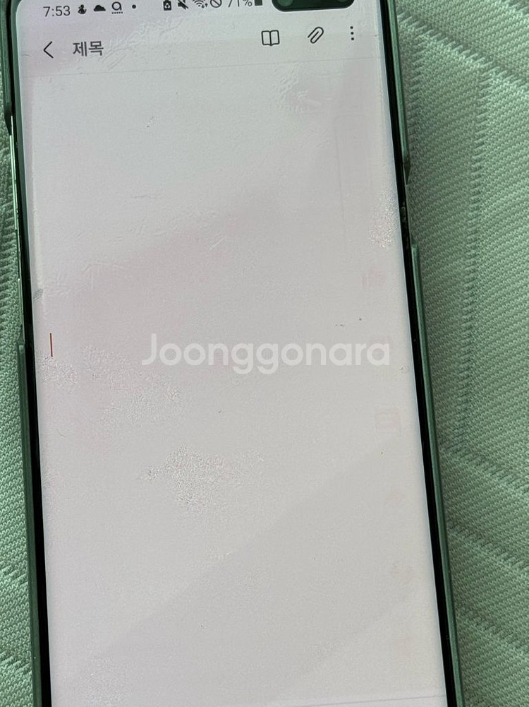 갤럭시 S10 5G 512GB A급으로 판매합니다.--6