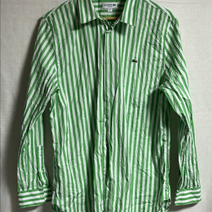 새상품 공용 라코르테 레귤러핏 스트라이프 셔츠 남방 L