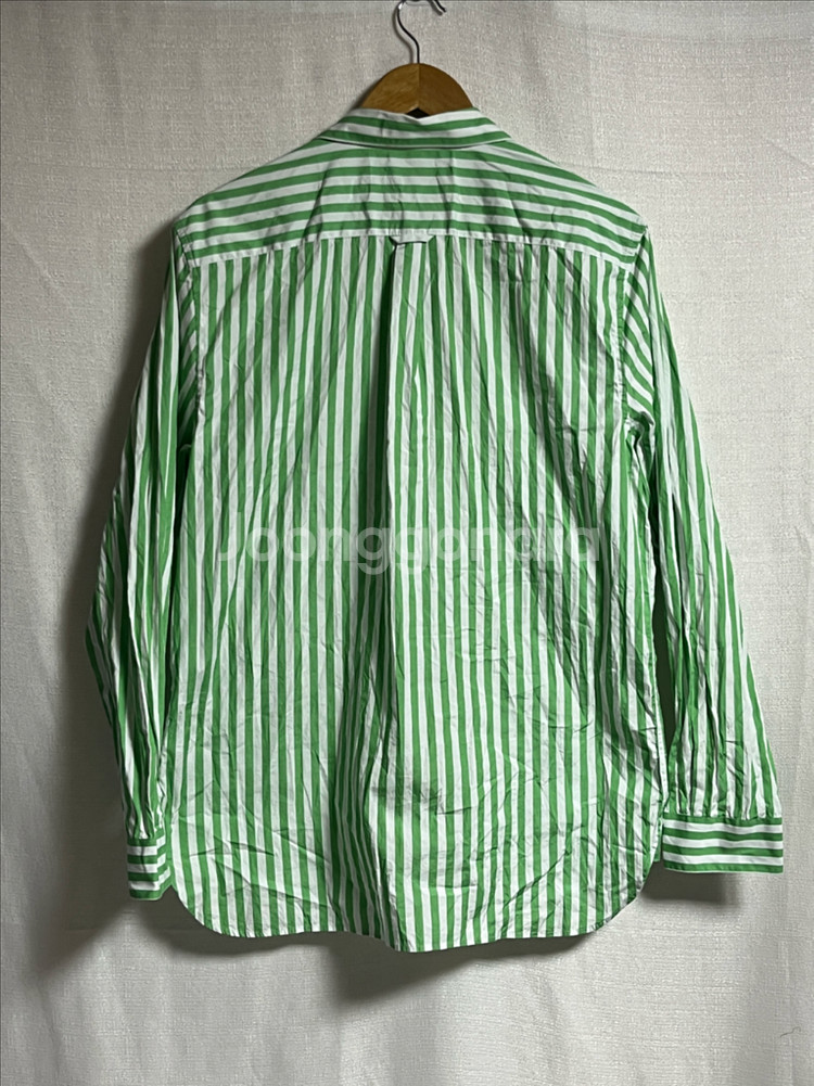 새상품 공용 라코스테 레귤러핏 스트라이프 셔츠 남방 L--4