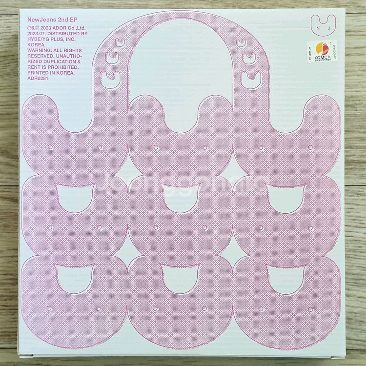 (특전O, 풀구성) 뉴진스 겟업 앨범 단체 버전 버니비치백 가방 NEWJEANS GET UP ALBUM--0