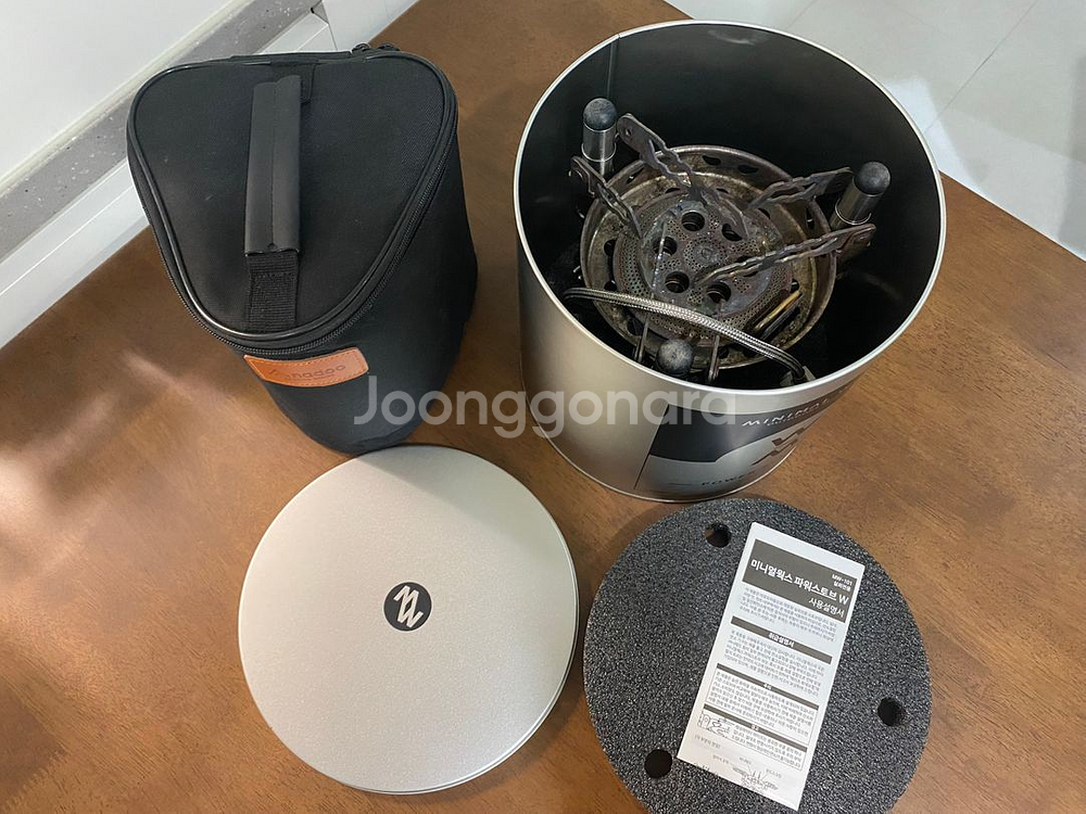 Minimalworks 미니멀웍스 파워스토브 W 버너 + 전용가방--1