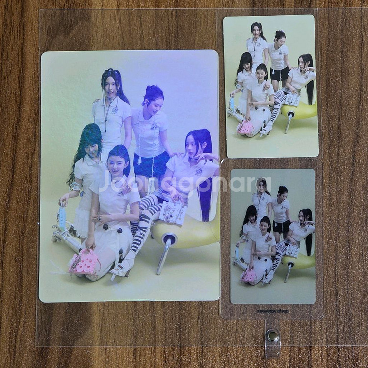 (특전O, 풀구성) 뉴진스 겟업 앨범 단체 버전 버니비치백 가방 NEWJEANS GET UP ALBUM--3