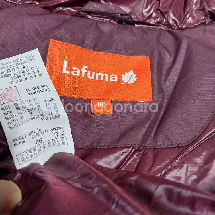 라푸마 거위털 패딩조끼 여성90 사이즈--4