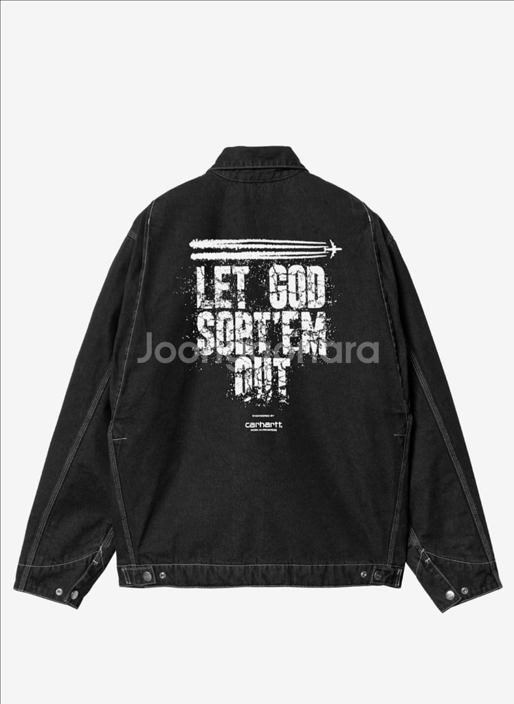 칼하트wip 디트로이트자켓 og 클립스 콜라보 XL--1