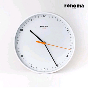 레노마 인테리어 디자인 무소음 벽시계 RNC302