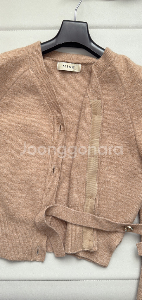 마인 알파카 블렌드 니트 가디건(인기품절템)--6