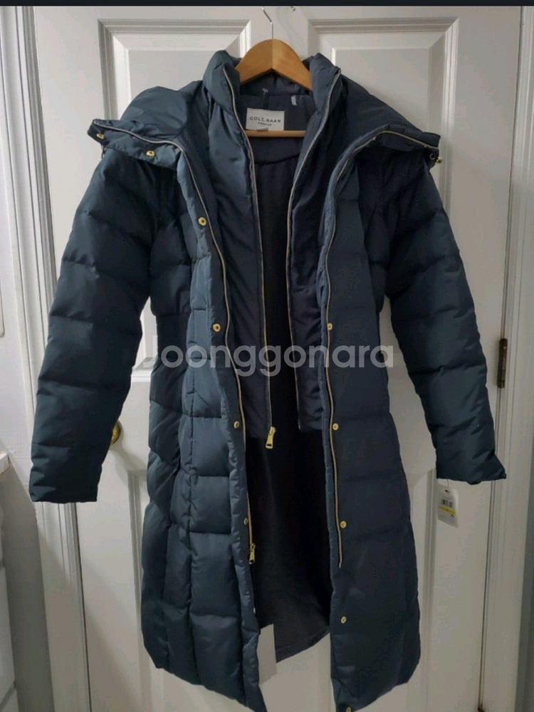 명품백화점직구)콜한 리얼다운 롱패딩 M사이즈--0