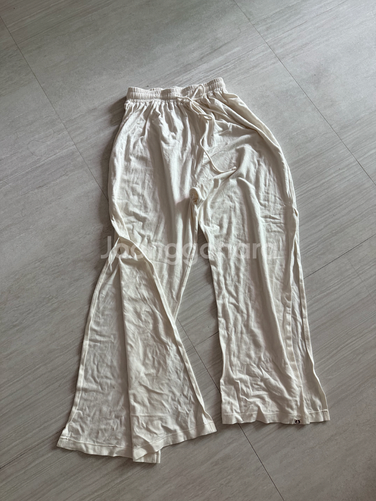 부디무드라 화이트팬츠--0