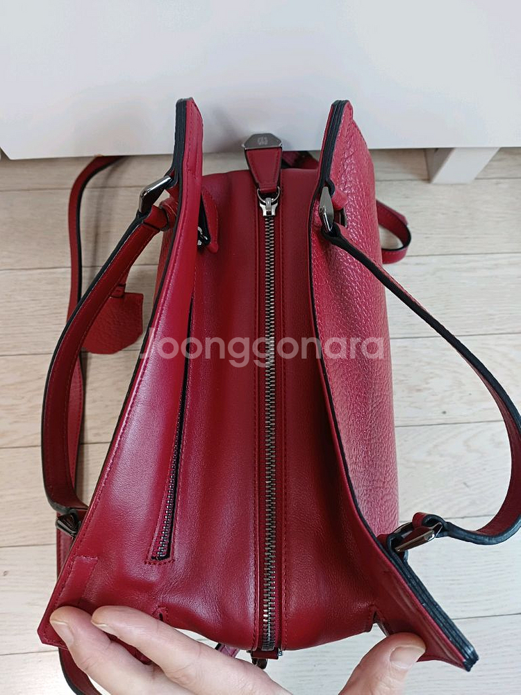 브르노말리 가죽 토트 크로스백(새것)--5