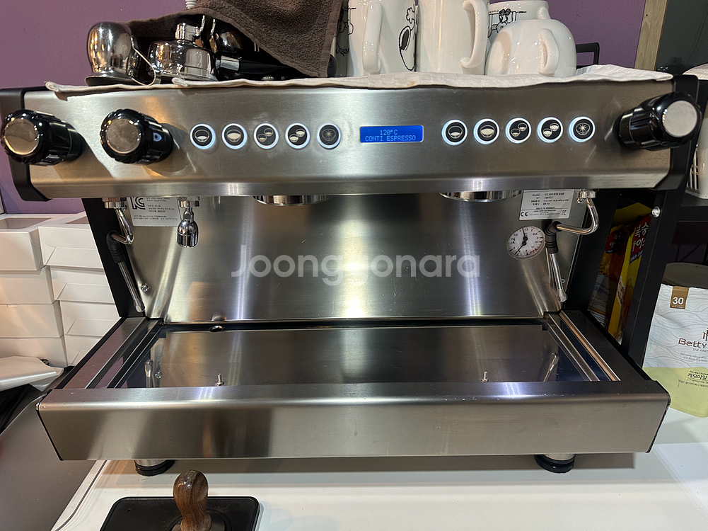 콘티아이언 PID2그룹 반자동 커피머신--0