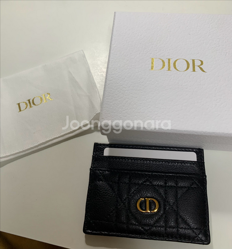 디올 까나쥬 여성 카드지갑 새상품--0