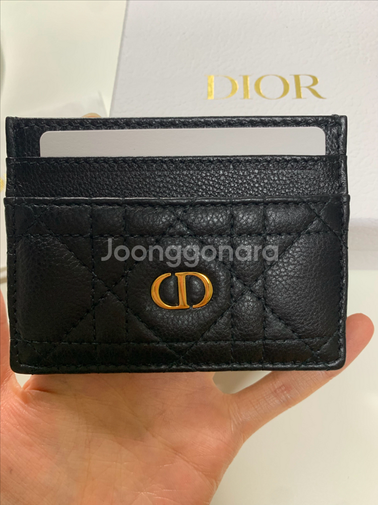 디올 까나쥬 여성 카드지갑 새상품--2