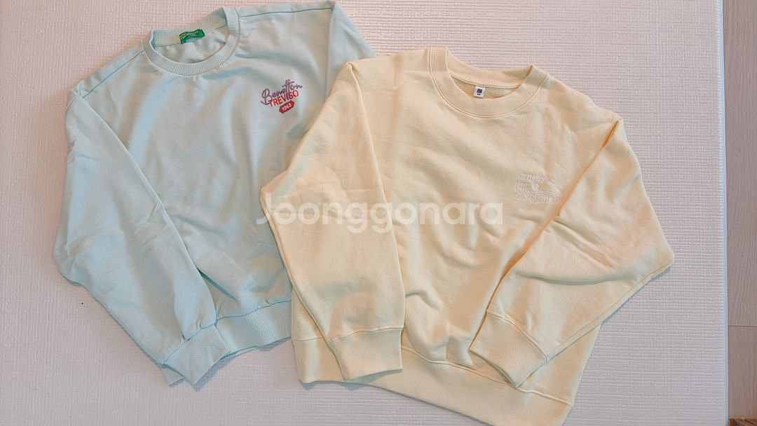 6-7세 키즈 맨투맨+청바지 130 (베네통, 유--1