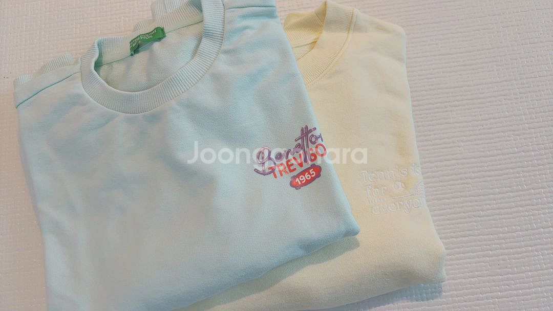 6-7세 키즈 맨투맨+청바지 130 (베네통, 유--2