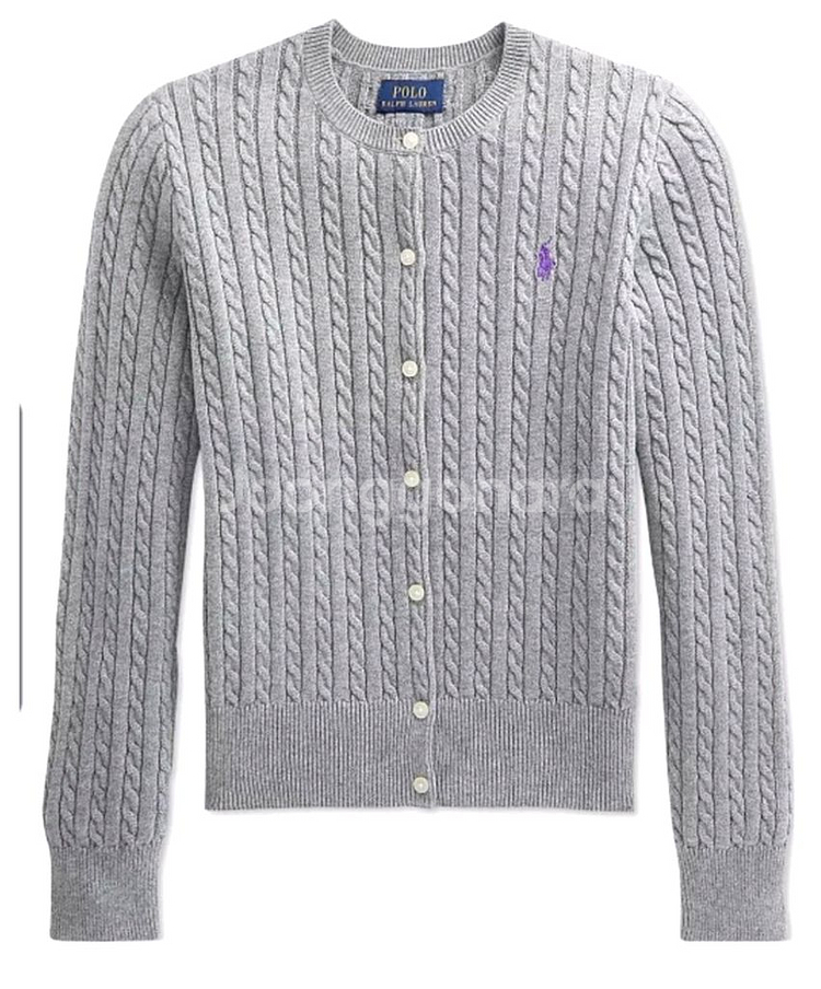 폴로 랄프로렌 케이블 니트 가디건--0