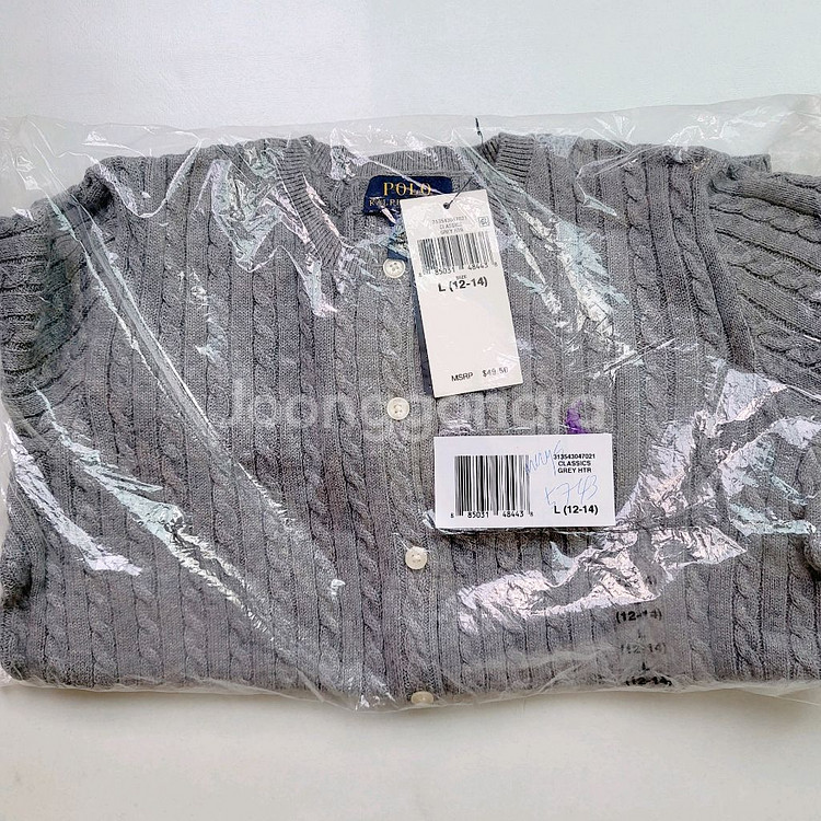 폴로 랄프로렌 케이블 니트 가디건--1