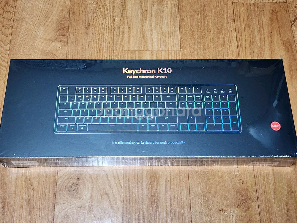 [미개봉] 키크론 K10 화이트 LED 핫스왑 적축--0