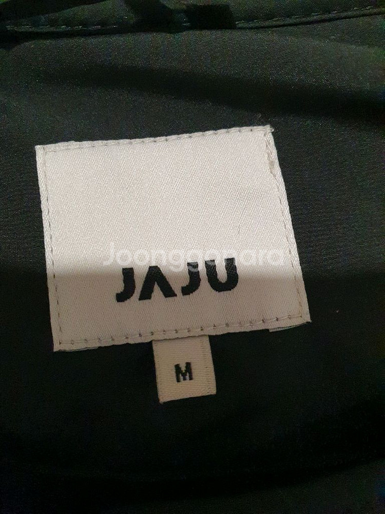 자주(JAJU) 여성 사각 퀼팅 니트 소매 다운--9