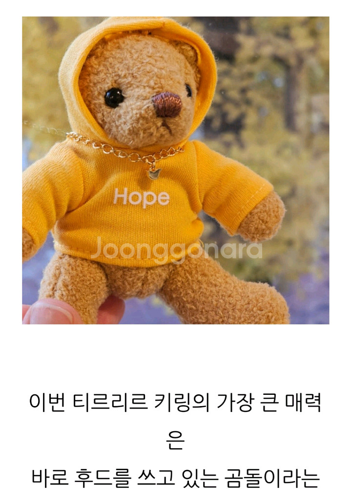 새상품 티르리르 테디베어 곰돌이 키링--6