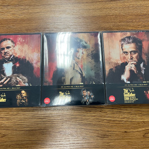 대부 1/2/3편 4k 블루레이 세트로 판매합니다.