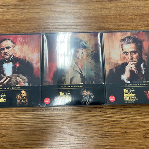 대부 1/2/3편 4k 블루레이 세트로 판매합니다.