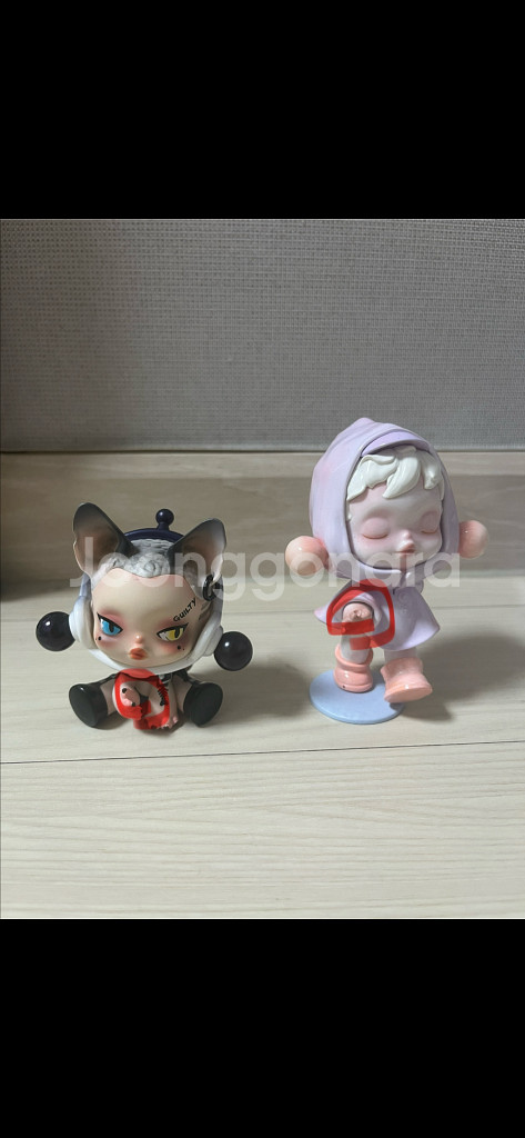 일괄 택포 4만)팝마트 위시 핑거팁스, 스컬판다 피규어--2