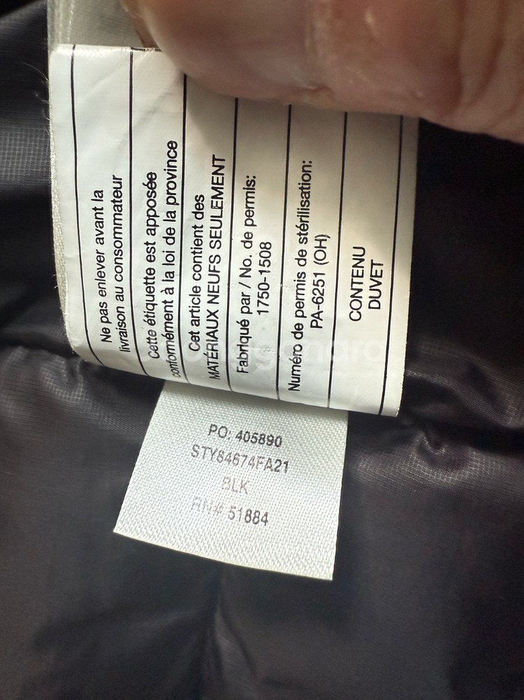 [L] 파타고니아 다운 스웨터 자켓 패딩 블랙--5