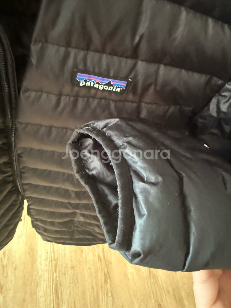 [L] 파타고니아 다운 스웨터 자켓 패딩 블랙--6