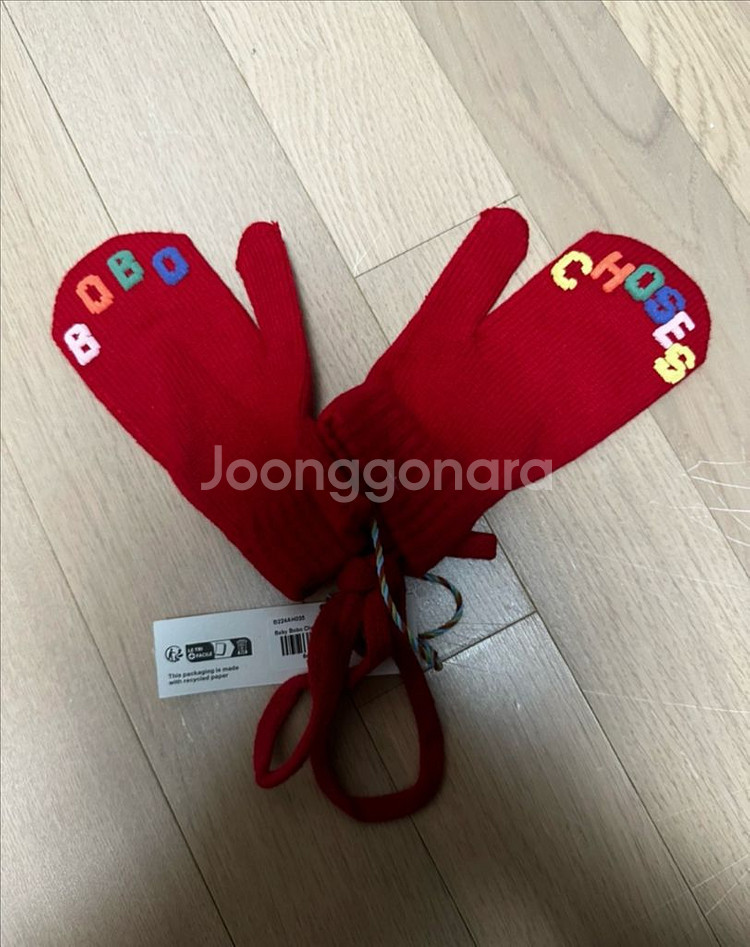 보보쇼즈 벙어리장갑 새상품--0