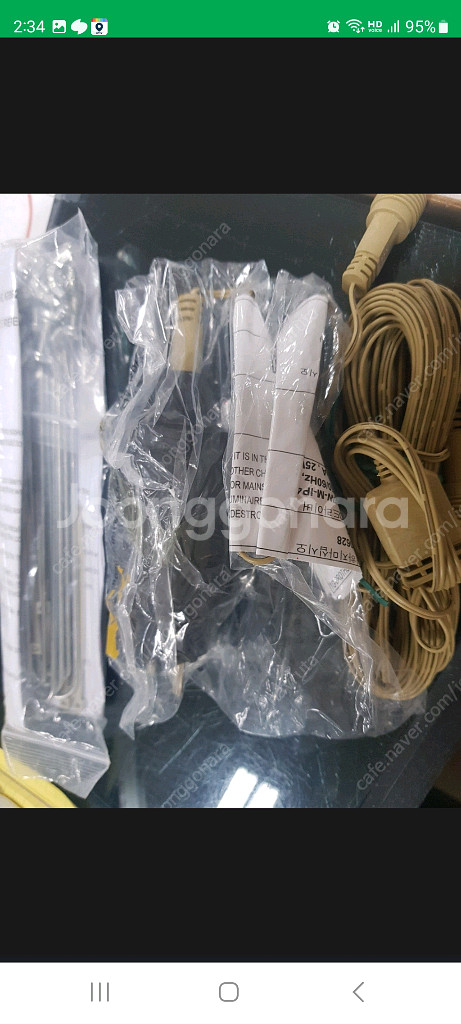 코스트코 크리스마스 리본 사슴가족 LED 장식 미개봉 새상품--7