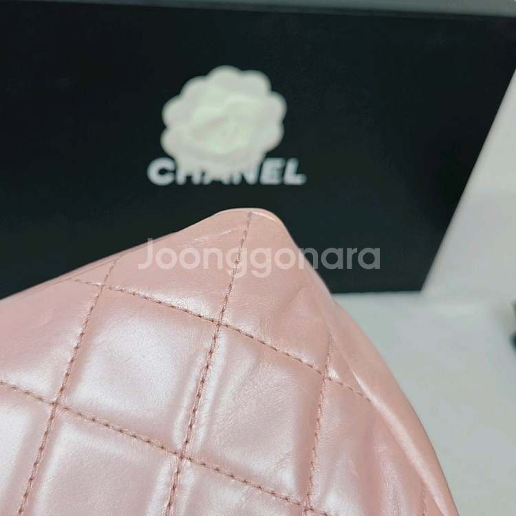 샤넬 미듐 카프스킨 크로스백--3