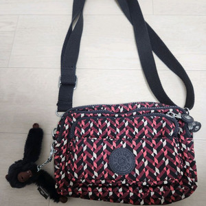 키플링 미니크로스백 힙색 멀티플