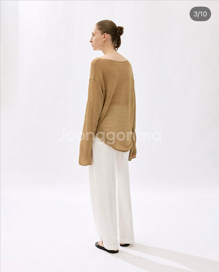 알투더블유 리넨 롱니트--1