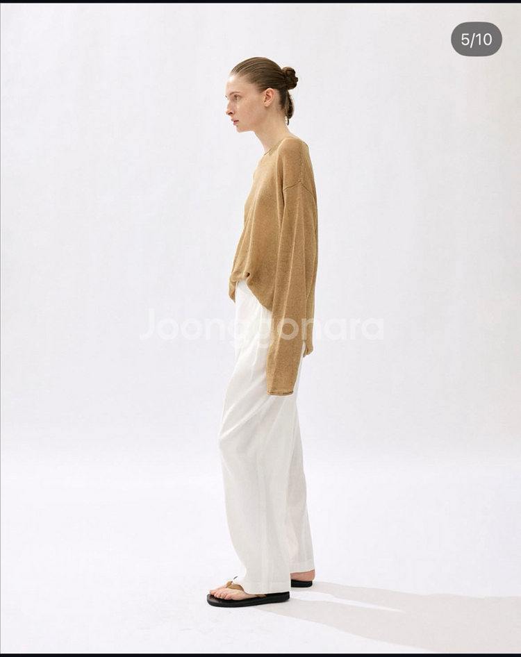 알투더블유 리넨 롱니트--2