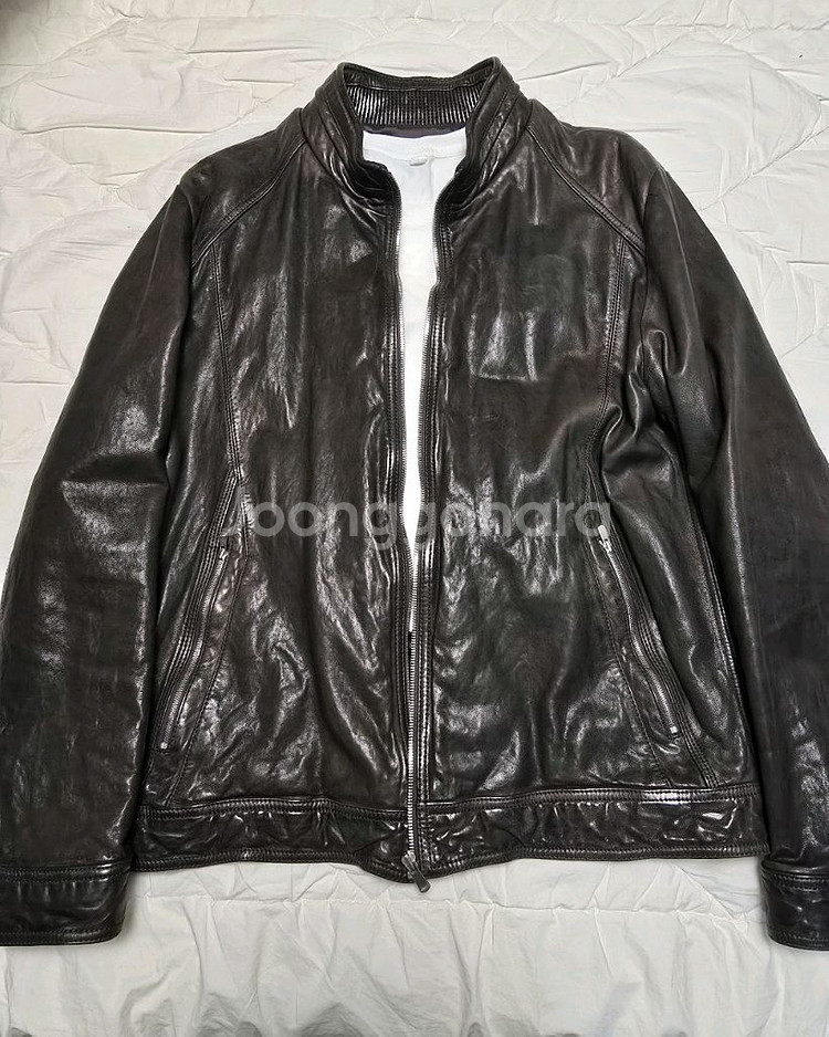 AND Z 이태리 베지터블 양가죽 자켓 (라이딩 자켓--8